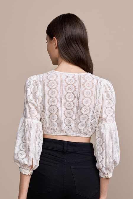 Dirndlbluse Lori