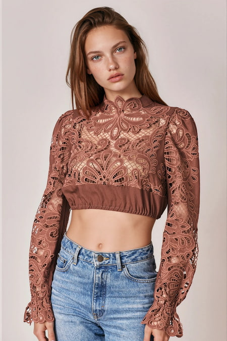 Dirndlbluse Clea